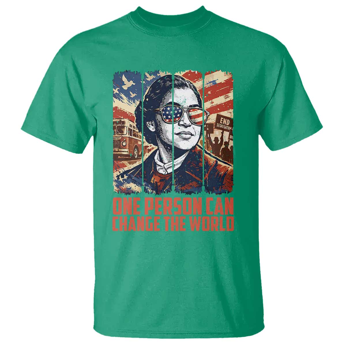 Rosa Parks Civil Rights Legacy T Shirt One Person Can Change The World