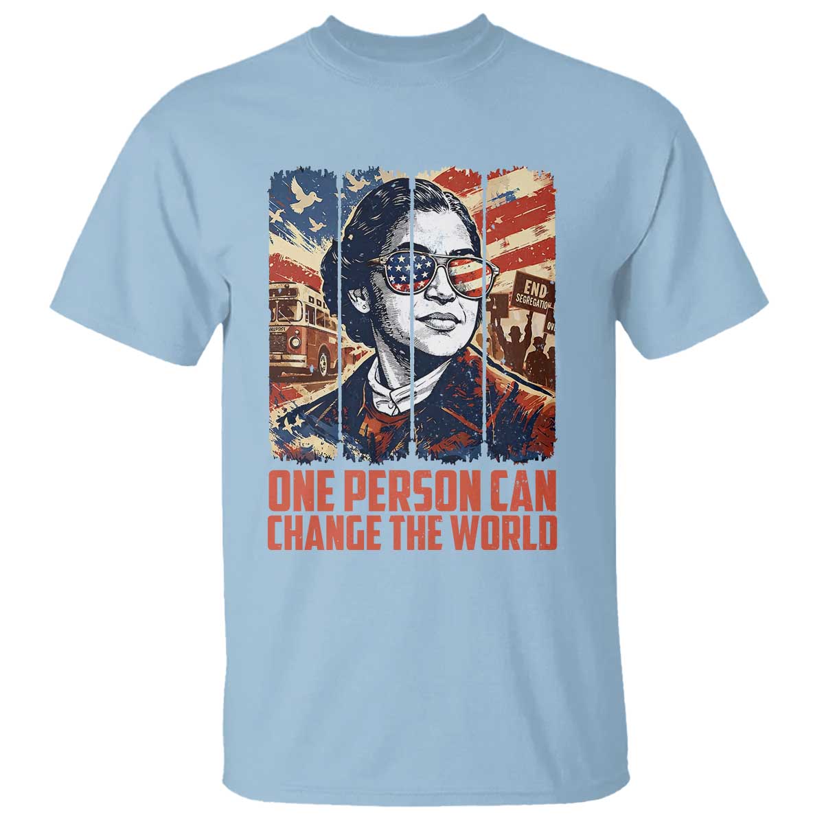 Rosa Parks Civil Rights Legacy T Shirt One Person Can Change The World