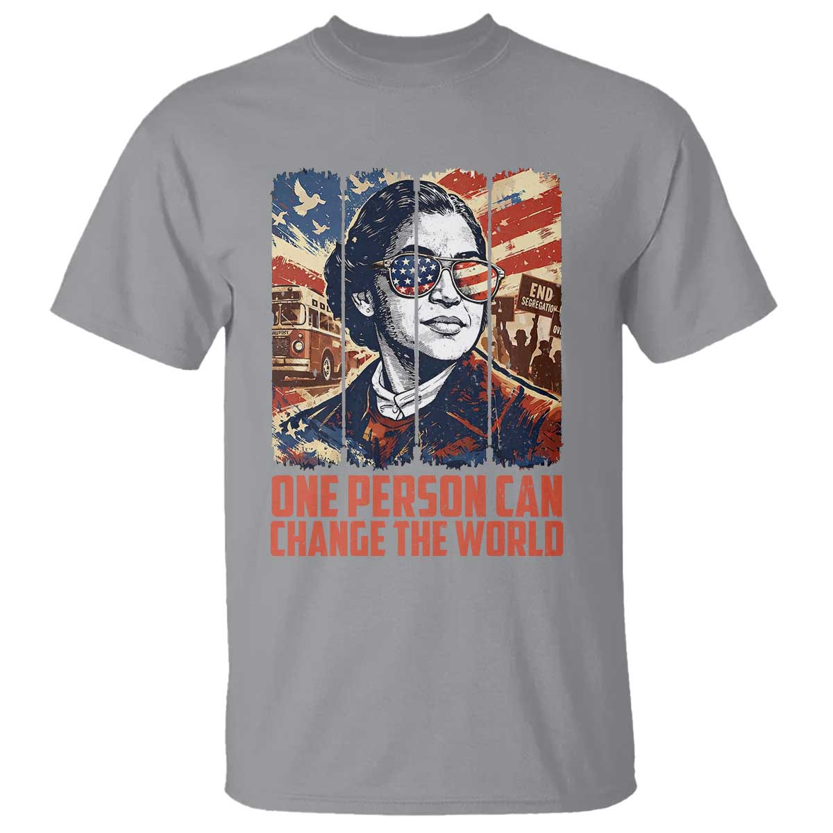 Rosa Parks Civil Rights Legacy T Shirt One Person Can Change The World