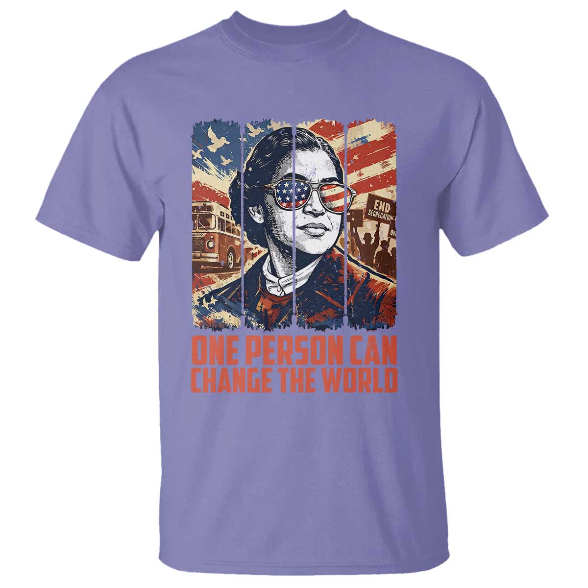 Rosa Parks Civil Rights Legacy T Shirt One Person Can Change The World