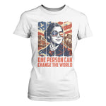 Rosa Parks Civil Rights Legacy T Shirt For Women One Person Can Change The World