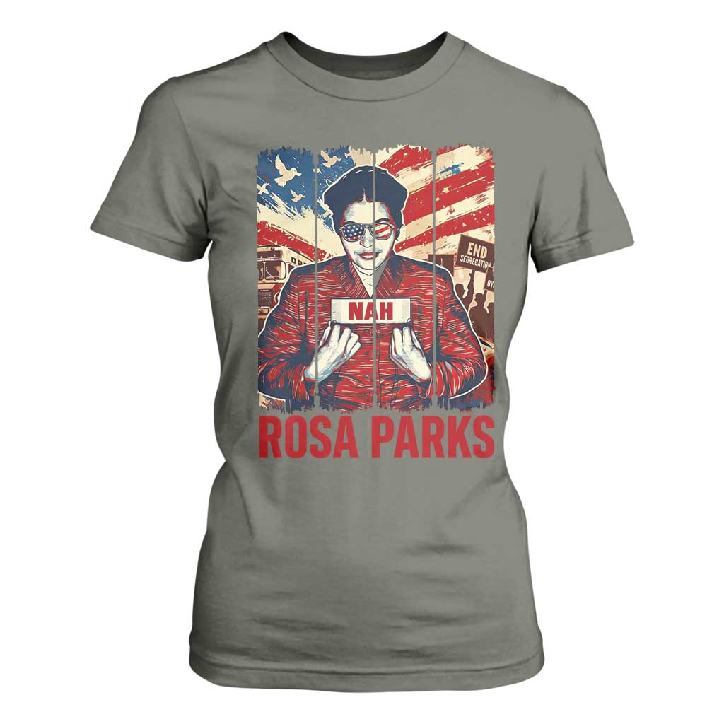 Nah Rosa Parks T Shirt For Women Black History Month Gift