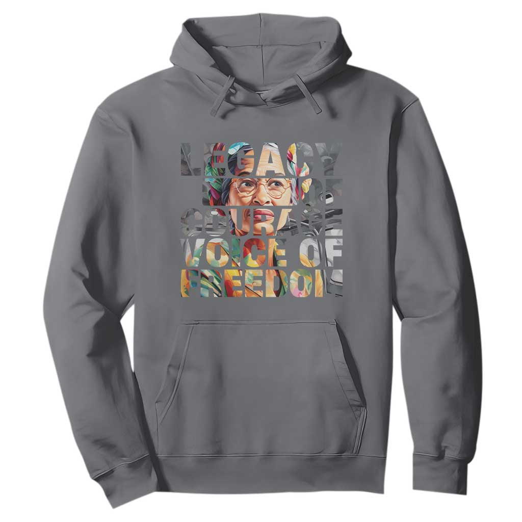 Rosa Parks Hoodie Legacy Of Courage Voice Of Freedom