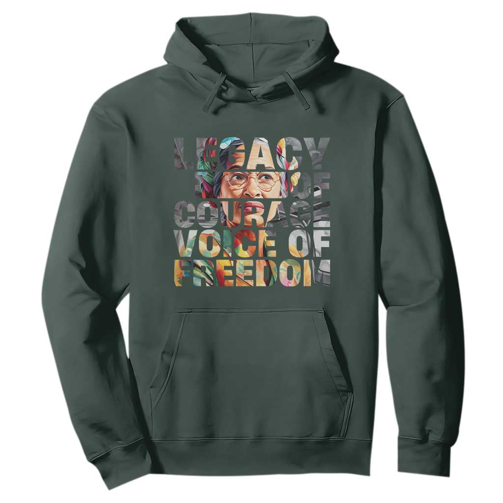 Rosa Parks Hoodie Legacy Of Courage Voice Of Freedom