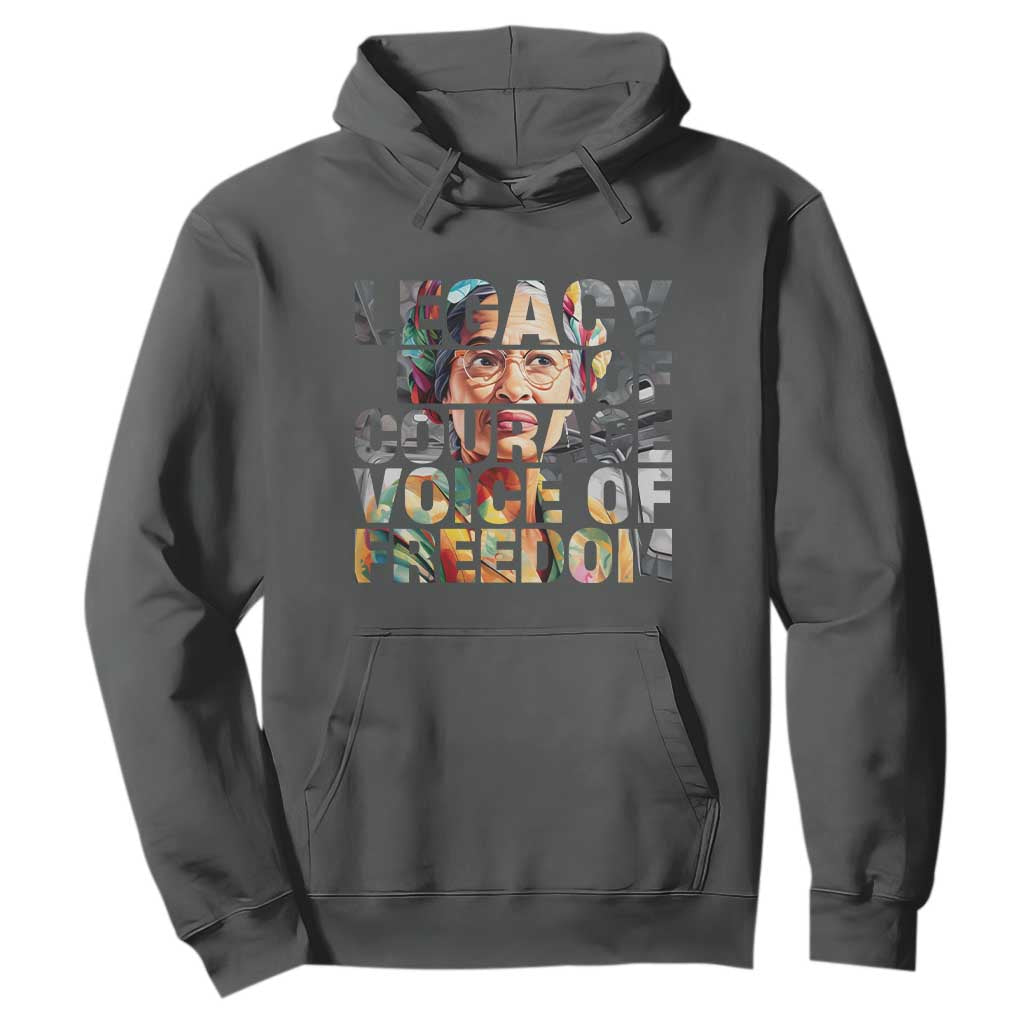 Rosa Parks Hoodie Legacy Of Courage Voice Of Freedom