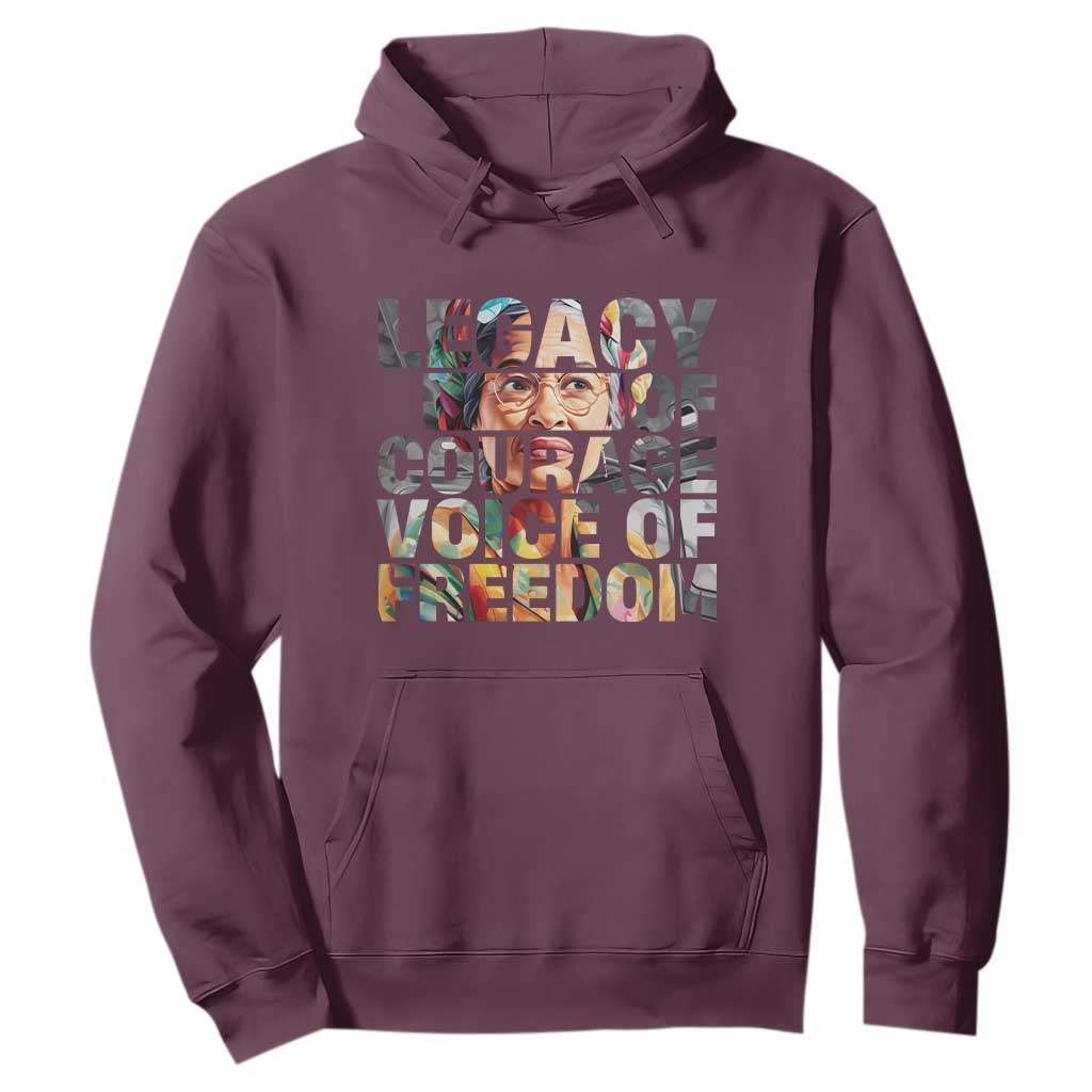 Rosa Parks Hoodie Legacy Of Courage Voice Of Freedom