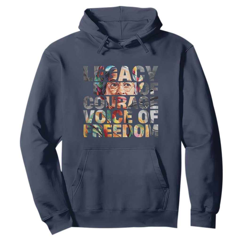 Rosa Parks Hoodie Legacy Of Courage Voice Of Freedom