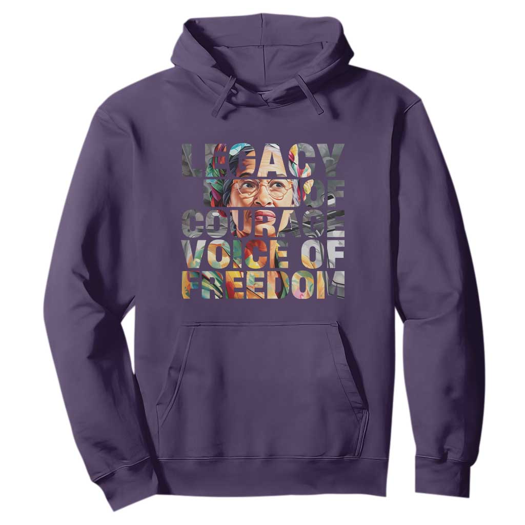 Rosa Parks Hoodie Legacy Of Courage Voice Of Freedom
