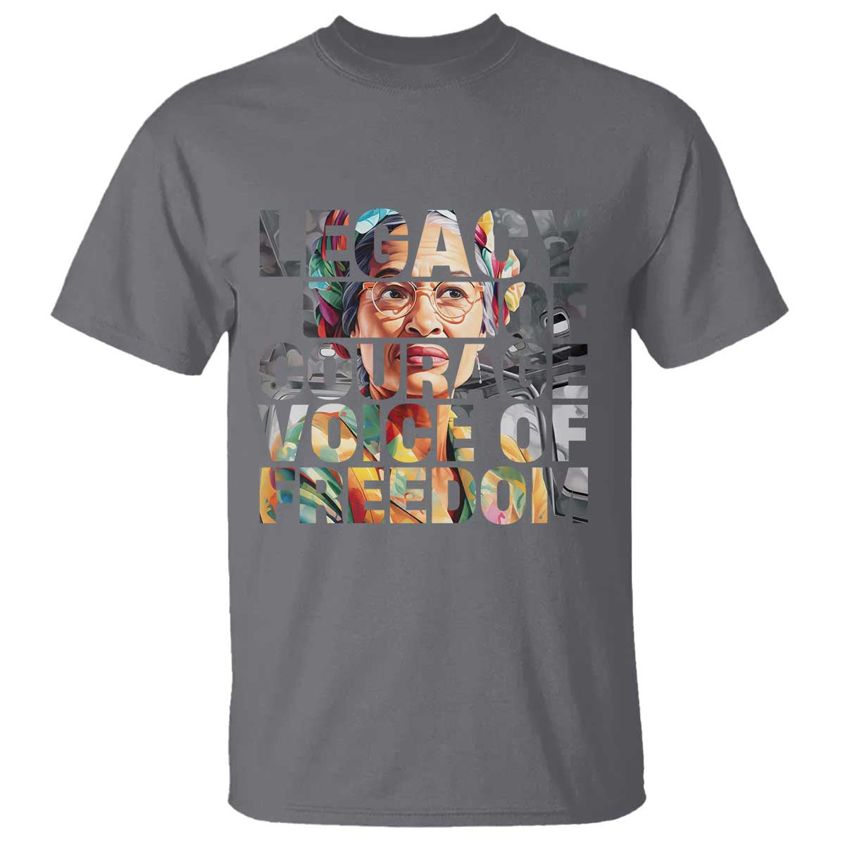 Rosa Parks T Shirt Legacy Of Courage Voice Of Freedom