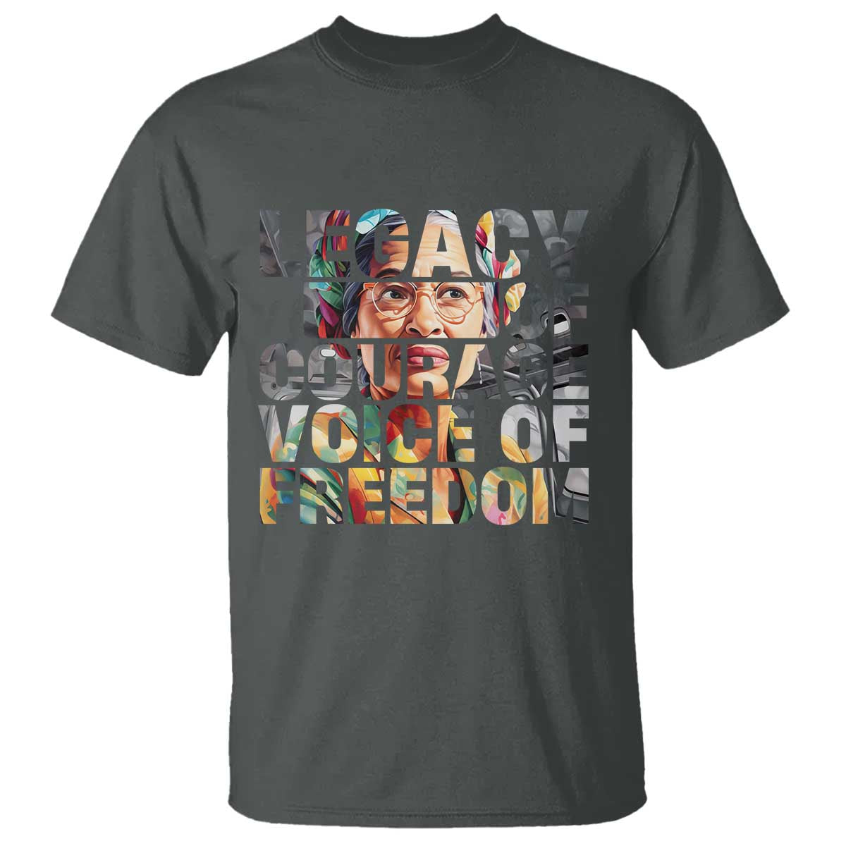 Rosa Parks T Shirt Legacy Of Courage Voice Of Freedom
