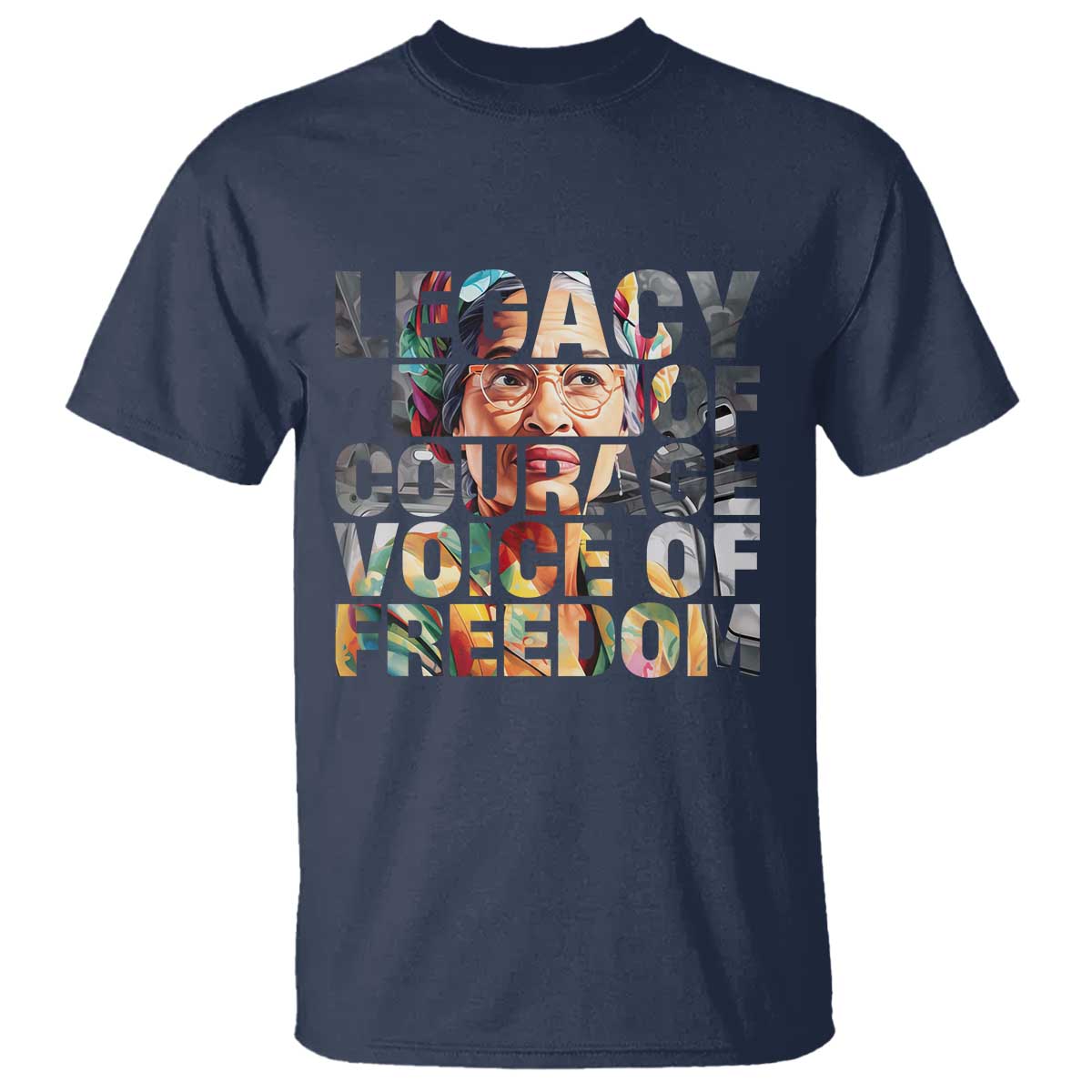 Rosa Parks T Shirt Legacy Of Courage Voice Of Freedom