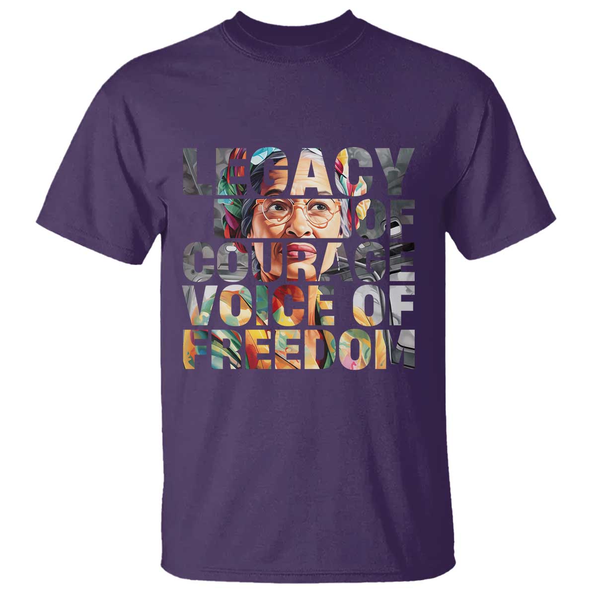 Rosa Parks T Shirt Legacy Of Courage Voice Of Freedom