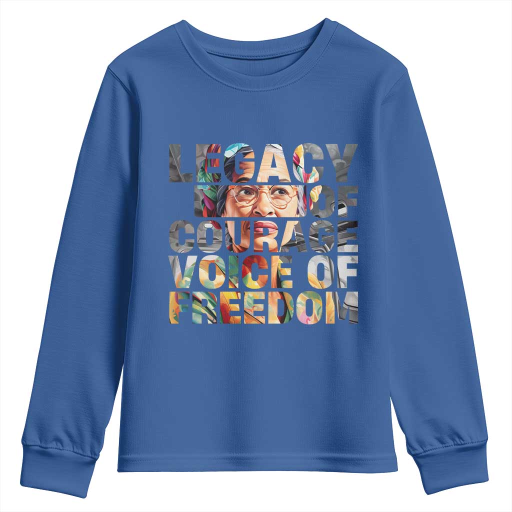 Rosa Parks Youth Sweatshirt Legacy Of Courage Voice Of Freedom