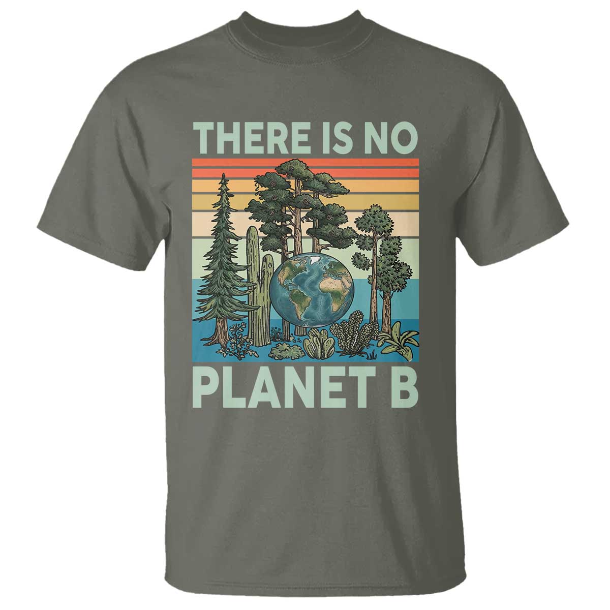 Vintage There Is No Planet B Earth Day Gift T Shirt