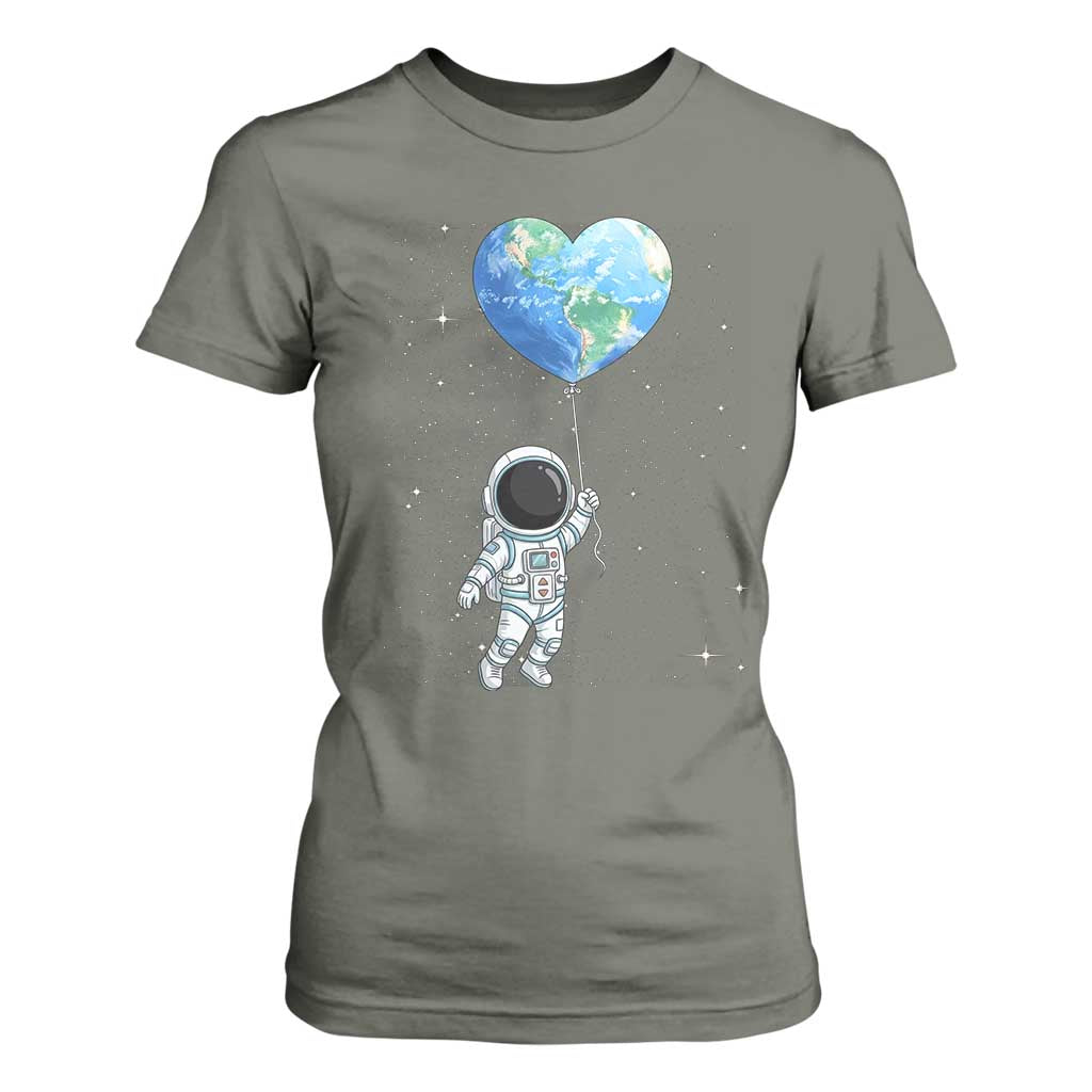 Astronaut Protect The Planet T Shirt For Women Earth Day Gift