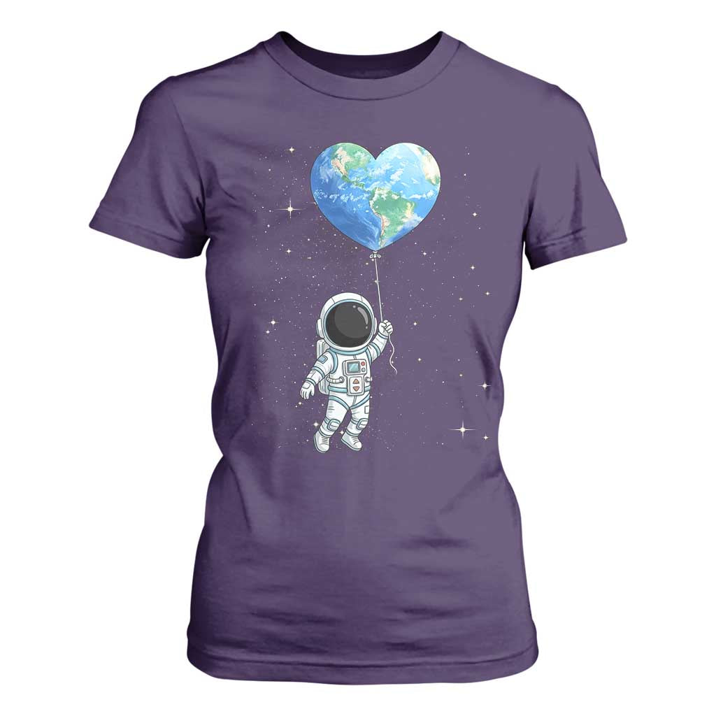 Astronaut Protect The Planet T Shirt For Women Earth Day Gift