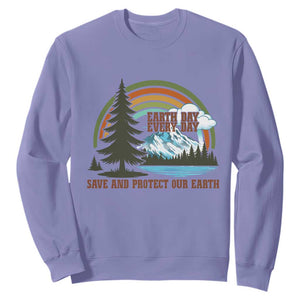 Earth Day Everyday Sweatshirt Save The Planet Nature Lover Gift