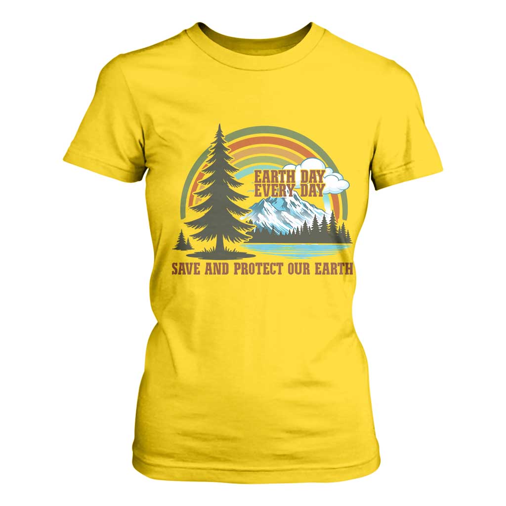 Earth Day Everyday T Shirt For Women Save The Planet Nature Lover Gift