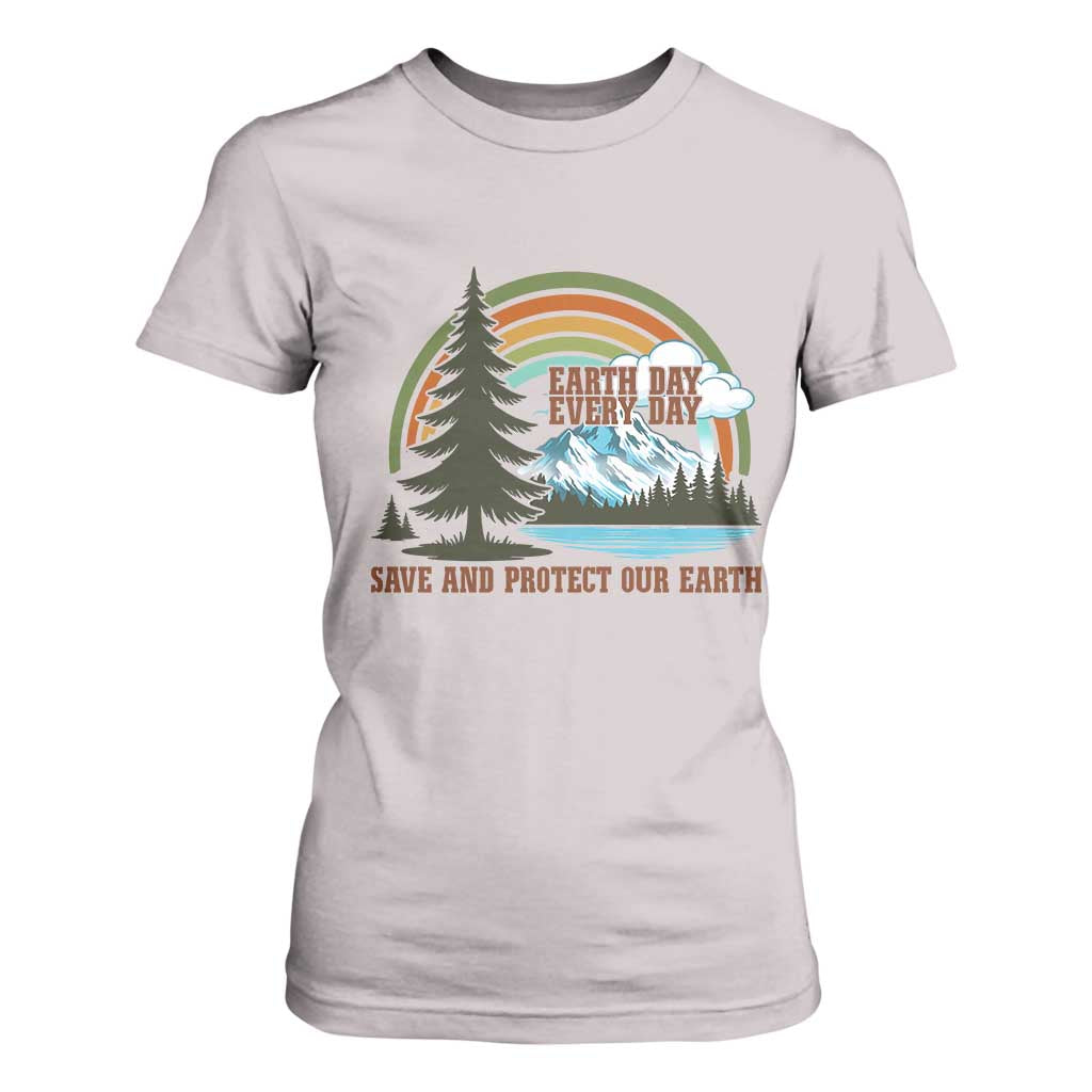 Earth Day Everyday T Shirt For Women Save The Planet Nature Lover Gift
