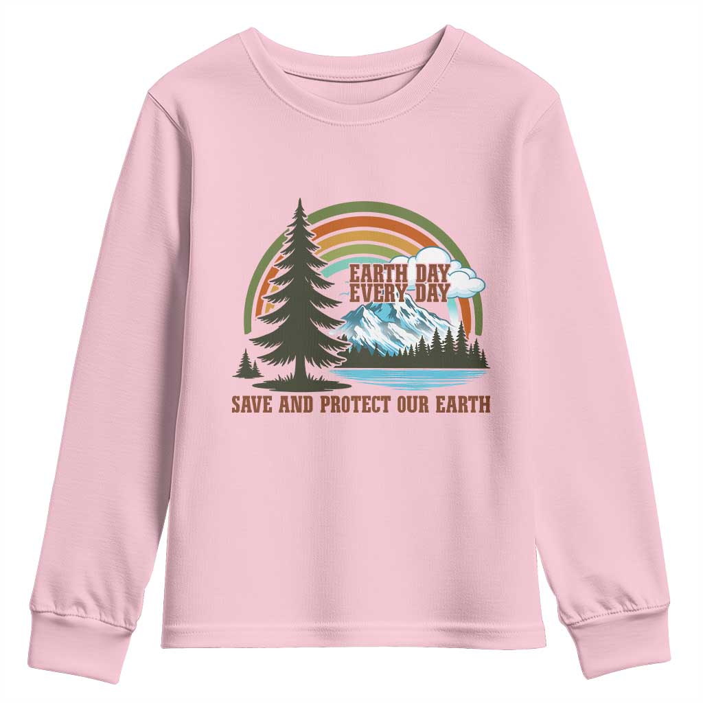 Earth Day Everyday Youth Sweatshirt Save The Planet Nature Lover Gift