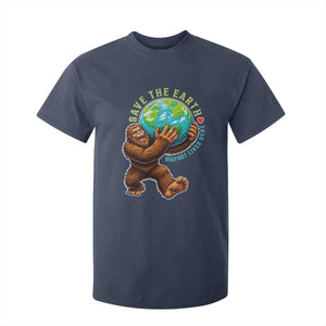 Earth Day T Shirt For Kid Save The Earth Bigfoot Lives Here