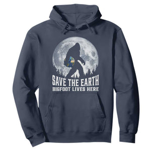 Save Our Planet Nature Lover Hoodie Bigfoot Lives Here