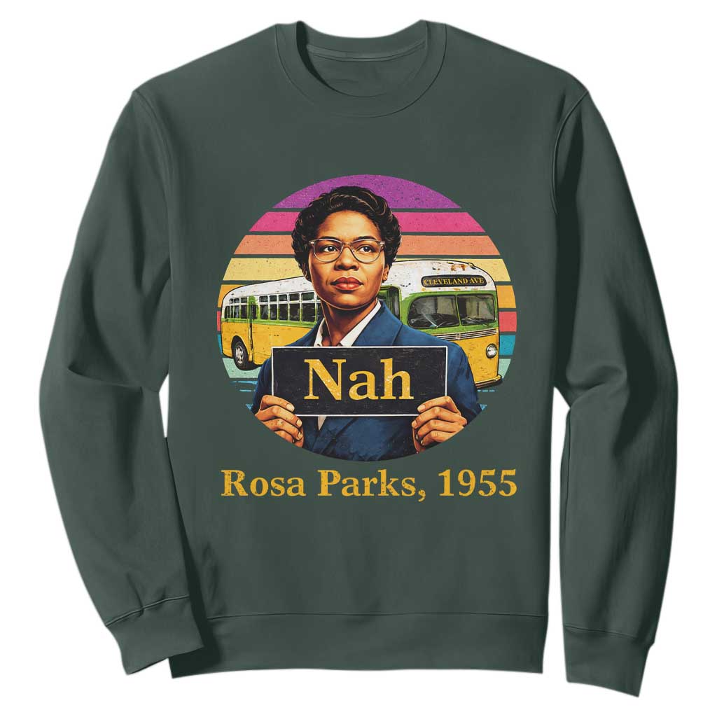 Rosa Parks Quote Sweatshirt The Only Tired I Was Was Tired Of Giving In