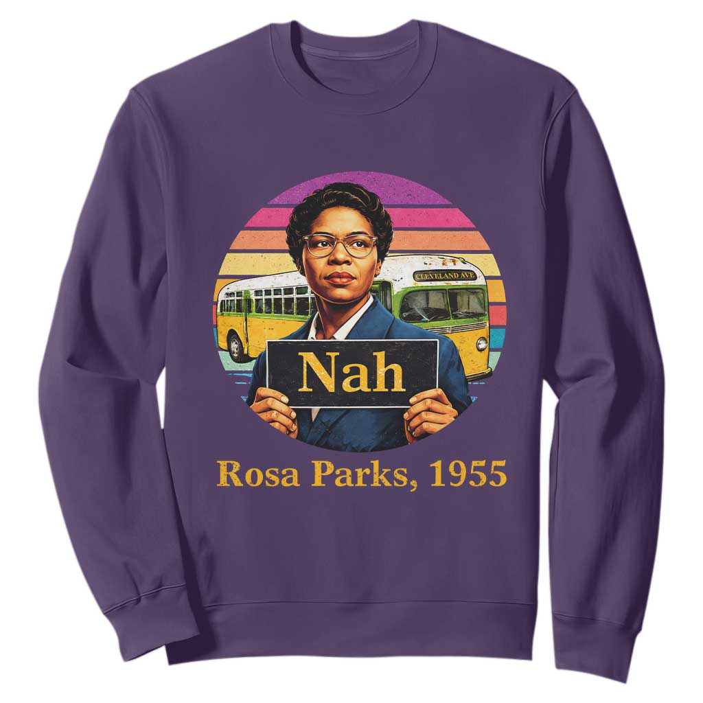 Rosa Parks Quote Sweatshirt The Only Tired I Was Was Tired Of Giving In