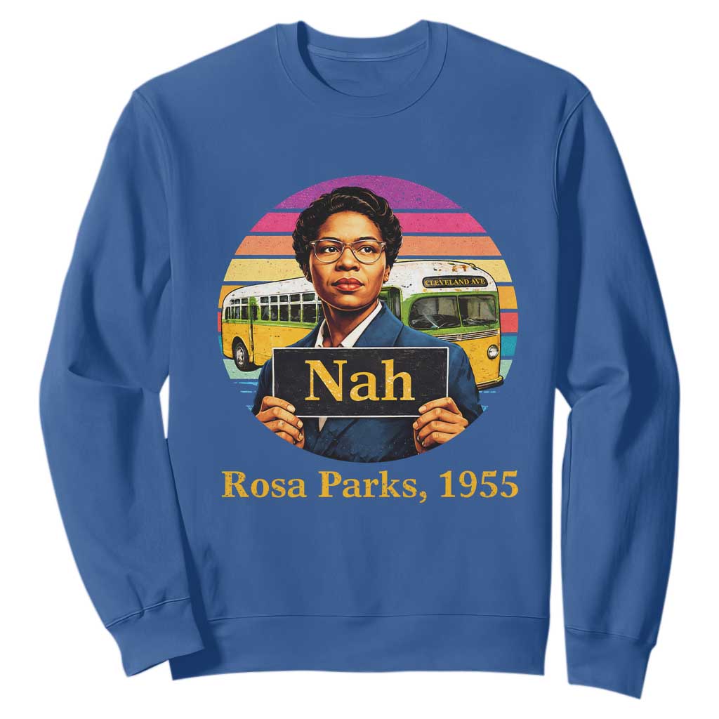 Rosa Parks Quote Sweatshirt The Only Tired I Was Was Tired Of Giving In
