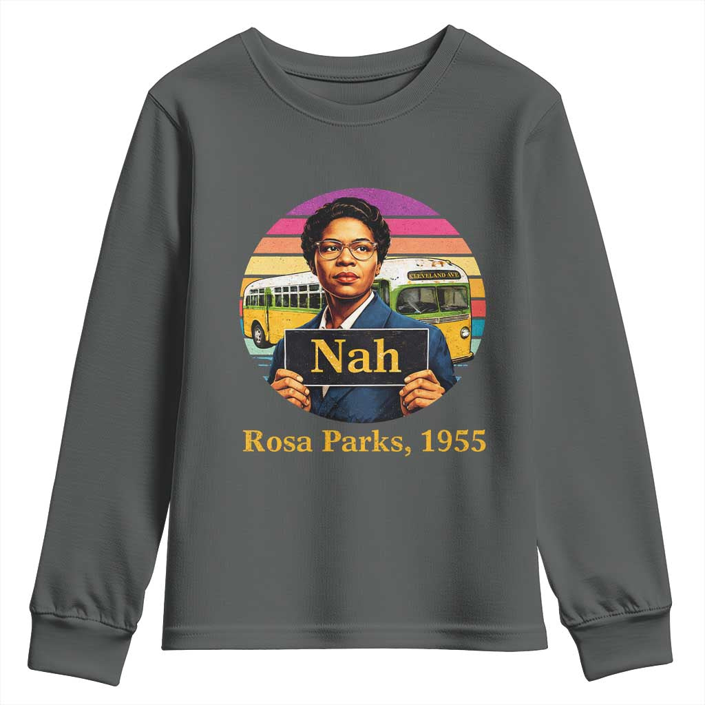 Rosa Parks Quote Youth Sweatshirt The Only Tired I Was Was Tired Of Giving In
