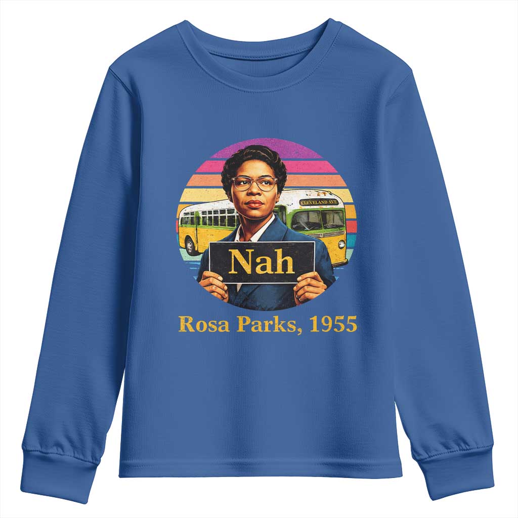 Rosa Parks Quote Youth Sweatshirt The Only Tired I Was Was Tired Of Giving In