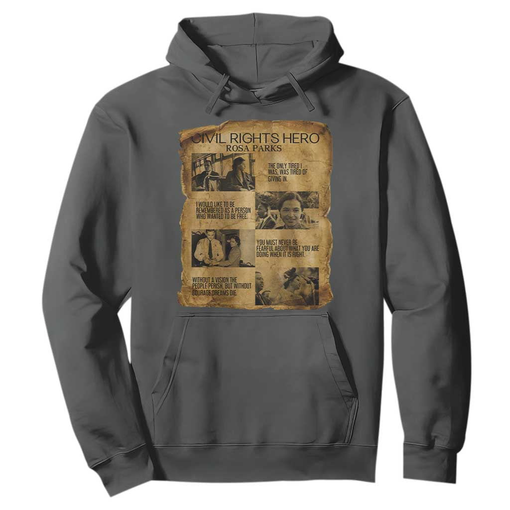 Rosa Parks Quote Hoodie Civil Rights History Hero