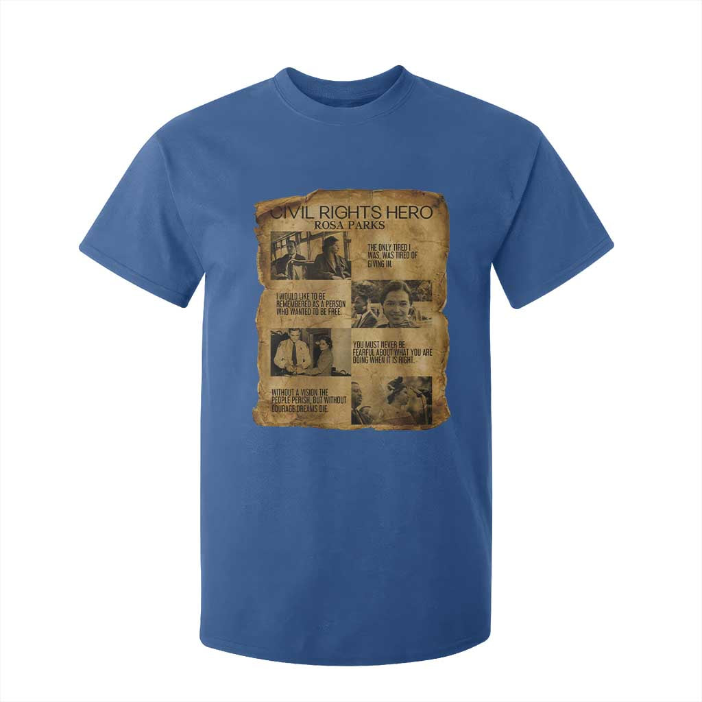 Rosa Parks Quote T Shirt For Kid Civil Rights History Hero