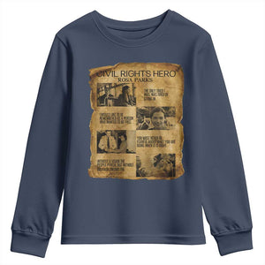 Rosa Parks Quote Youth Sweatshirt Civil Rights History Hero