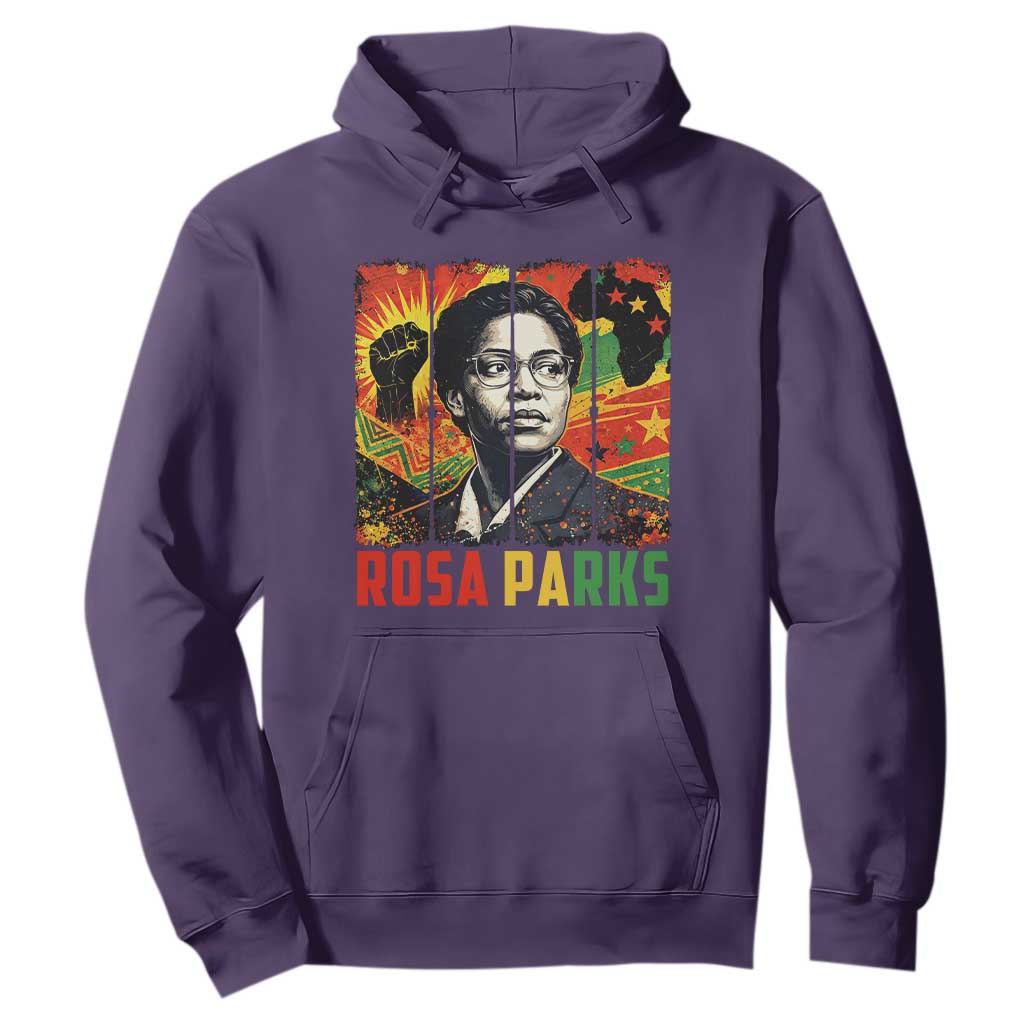 Rosa Parks Hoodie Strong Black Women Pride