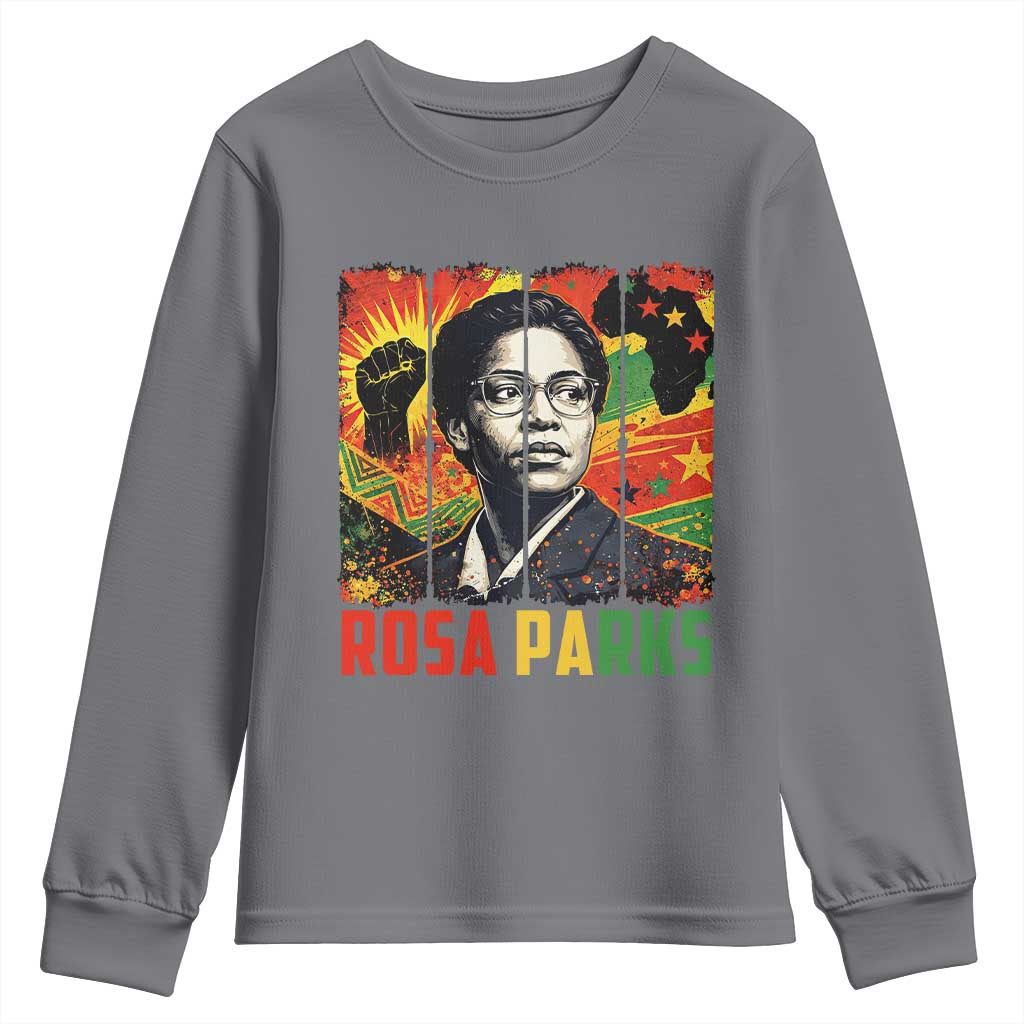 Rosa Parks Youth Sweatshirt Strong Black Women Pride