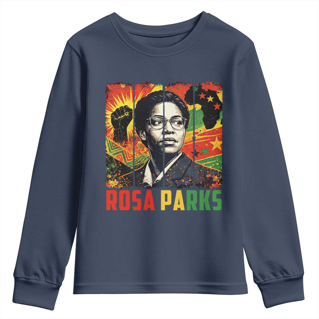 Rosa Parks Youth Sweatshirt Strong Black Women Pride