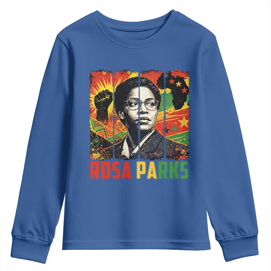 Rosa Parks Youth Sweatshirt Strong Black Women Pride