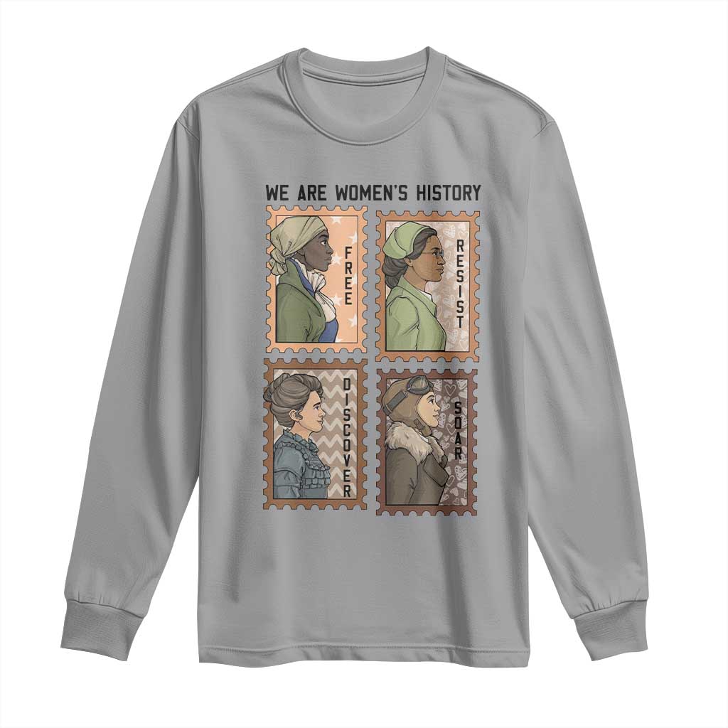 Black Women History Leaders Long Sleeve Shirt Womens History Month