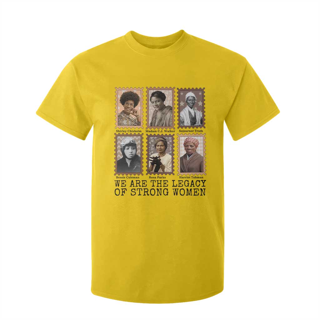 Women In History T Shirt For Kid We Are The Legacy Of Strong Women