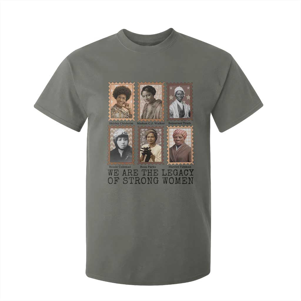 Women In History T Shirt For Kid We Are The Legacy Of Strong Women