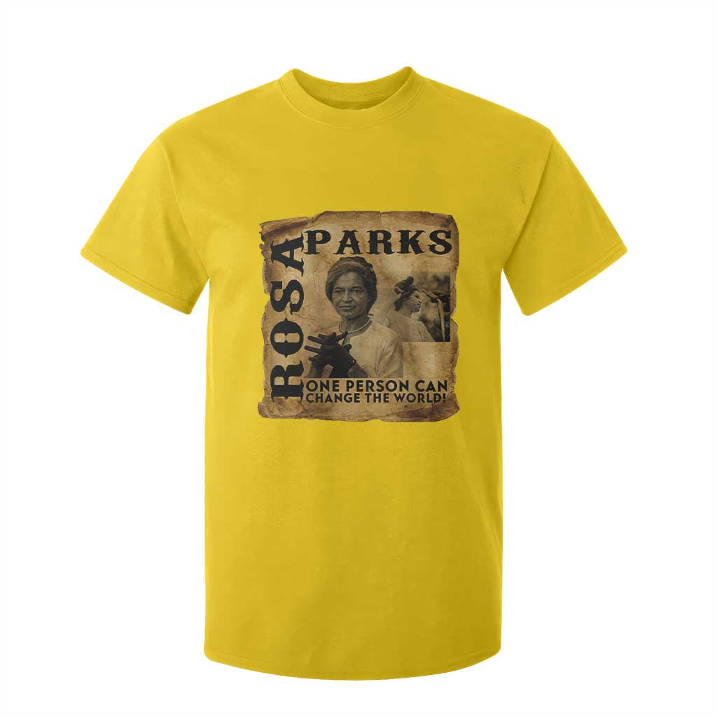 Rosa Parks Change The World Quote T Shirt For Kid Black Women Leader