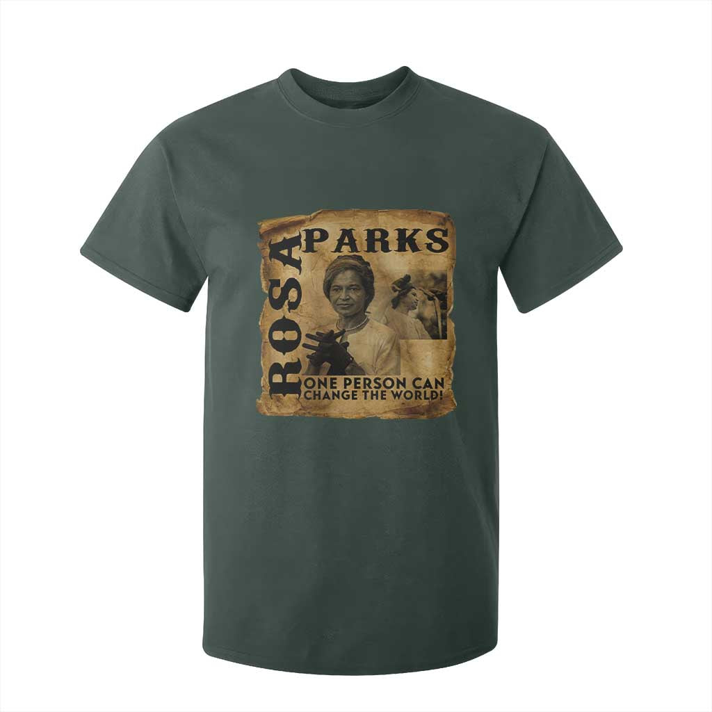 Rosa Parks Change The World Quote T Shirt For Kid Black Women Leader