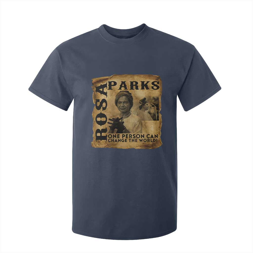 Rosa Parks Change The World Quote T Shirt For Kid Black Women Leader