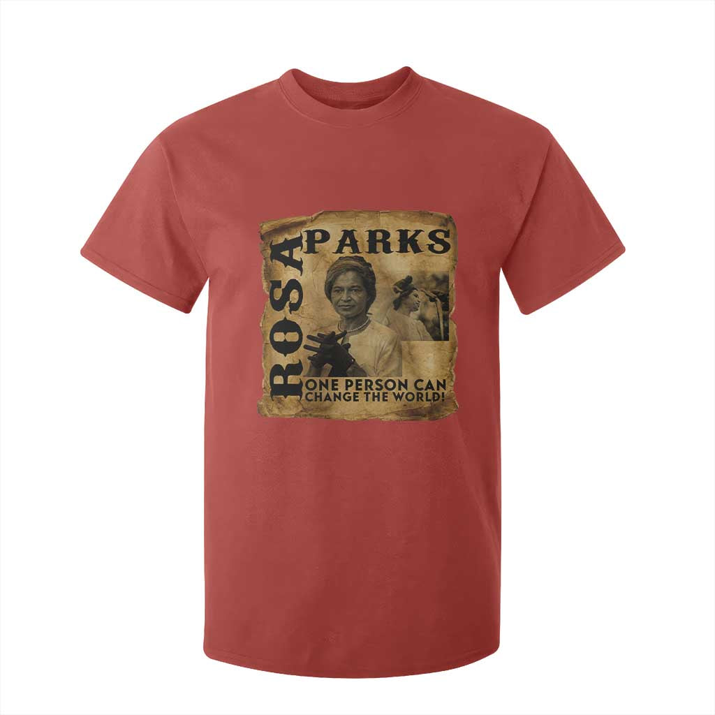 Rosa Parks Change The World Quote T Shirt For Kid Black Women Leader