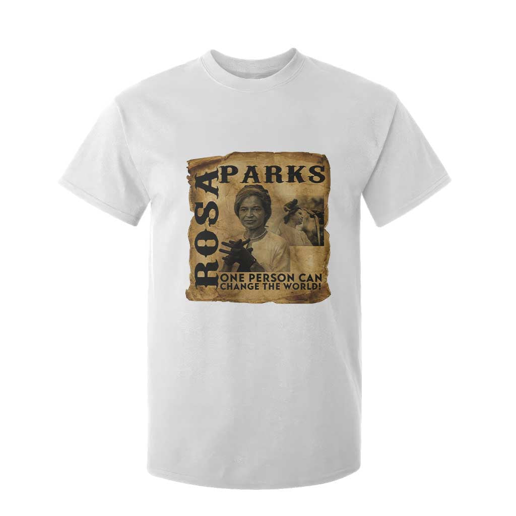 Rosa Parks Change The World Quote T Shirt For Kid Black Women Leader