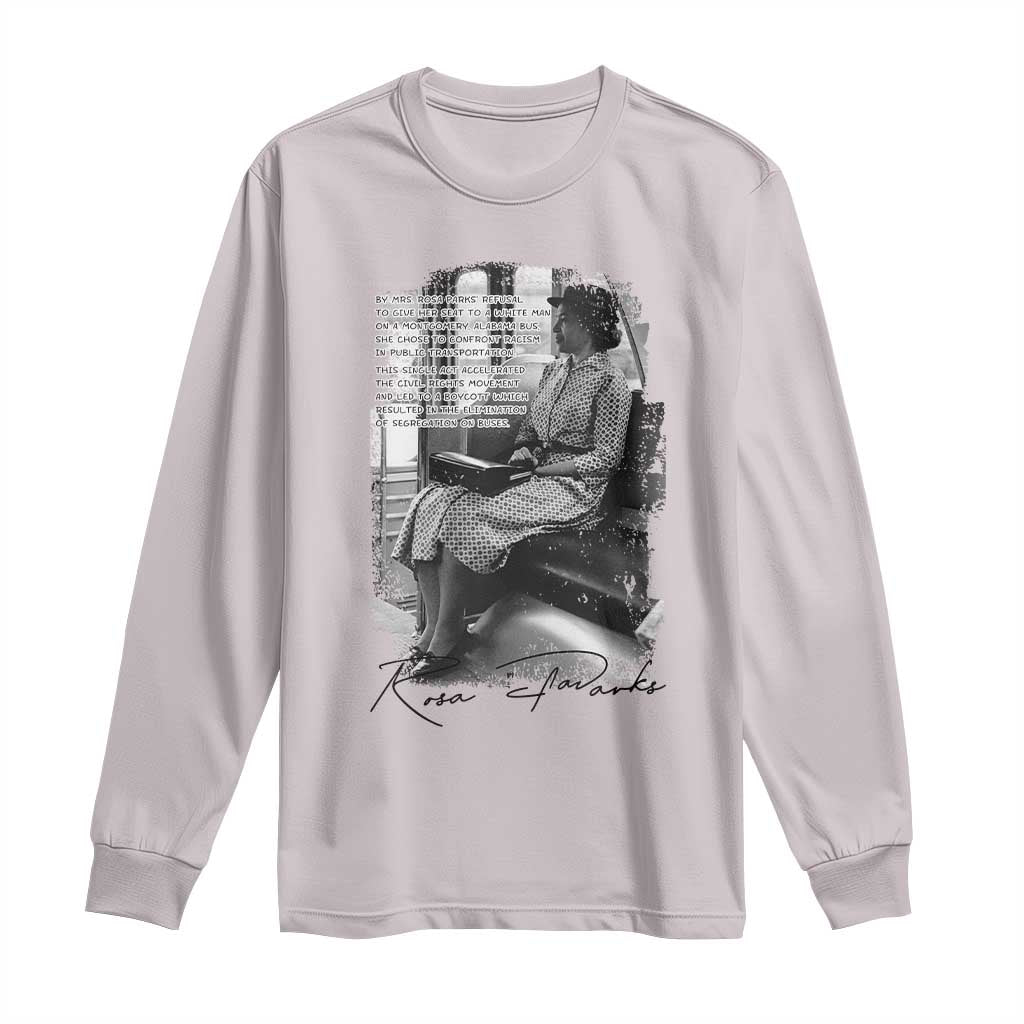 Rosa Parks Montgomery Bus Boycott Long Sleeve Shirt Civil Rights History