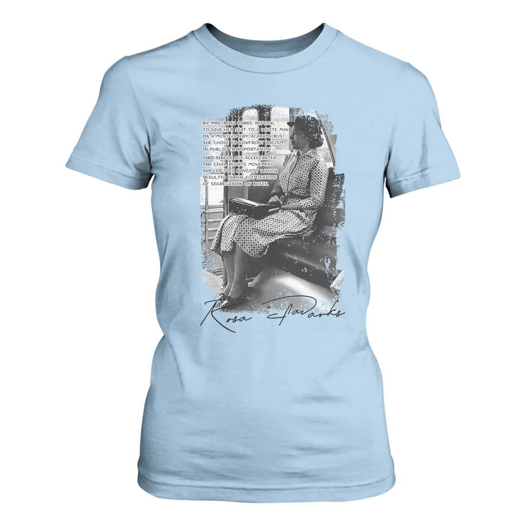 Rosa Parks Montgomery Bus Boycott T Shirt For Women Civil Rights History