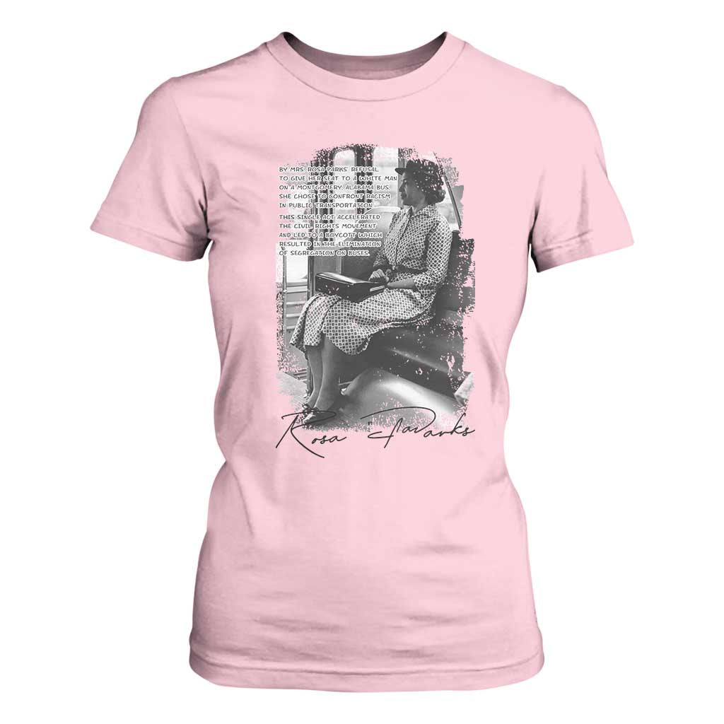 Rosa Parks Montgomery Bus Boycott T Shirt For Women Civil Rights History