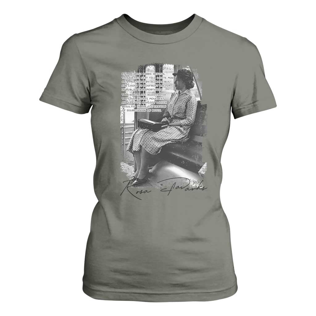 Rosa Parks Montgomery Bus Boycott T Shirt For Women Civil Rights History